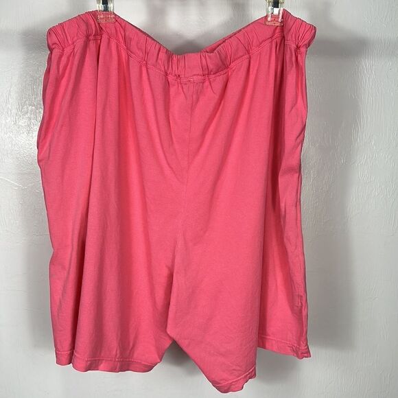 Fresh Produce Cotton Pink High Rise Drawstring Closure Shorts Size 3X - Picture 4 of 9